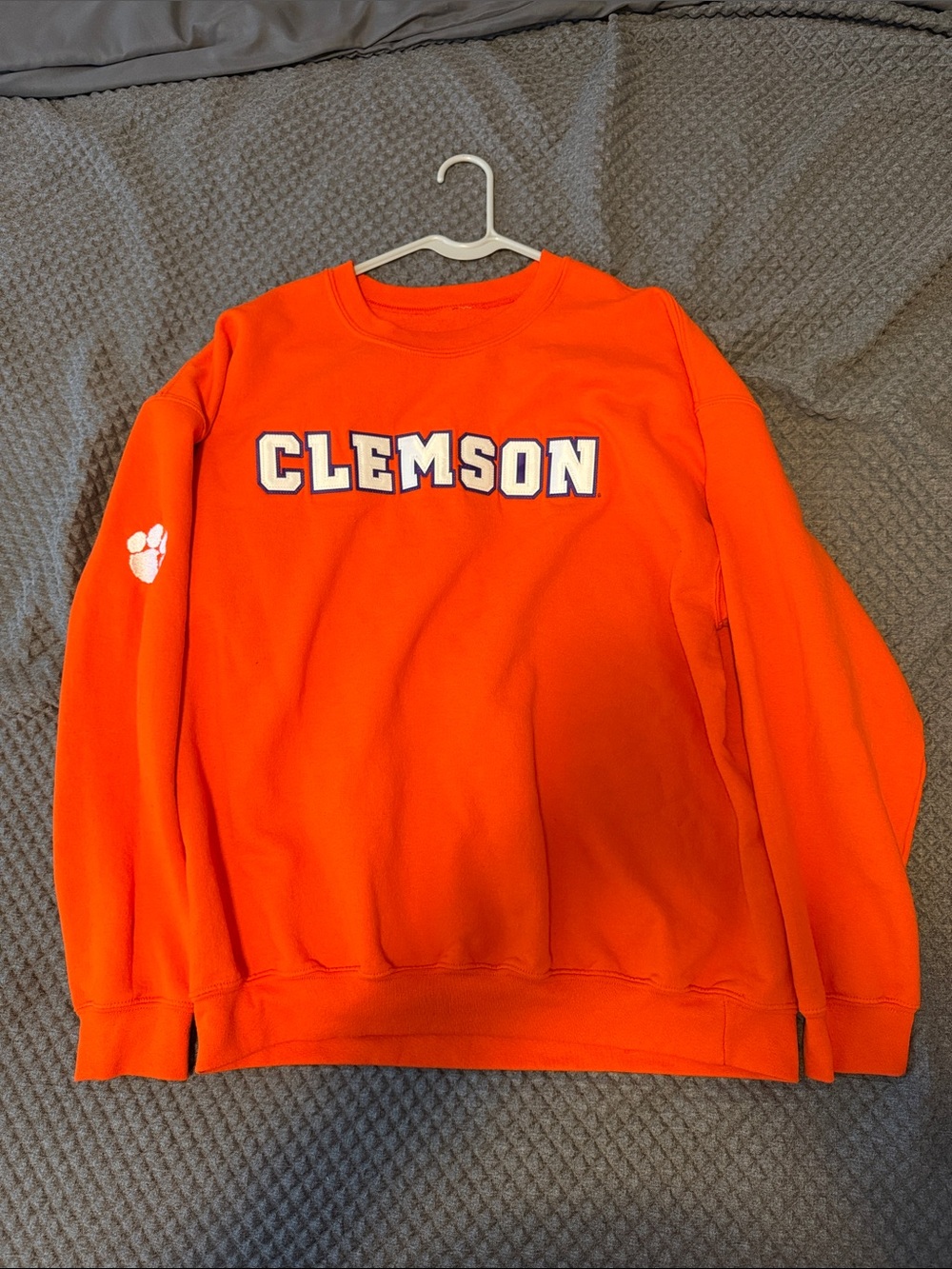 Clemson Orange Crewneck Sweatshirt - Men's
